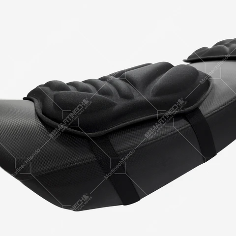Cojín Para Moto Viaje Memory Foam Kit X 2 Comfort Seat