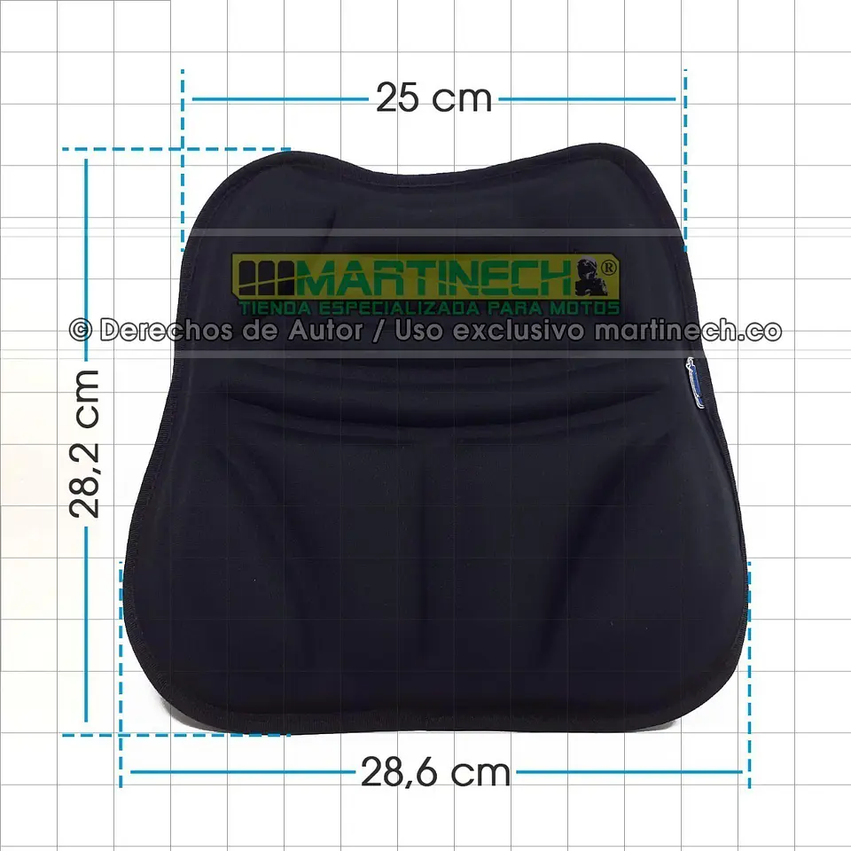 Cojín Para Moto Viaje Memory Foam Kit X 2 Comfort Seat 5