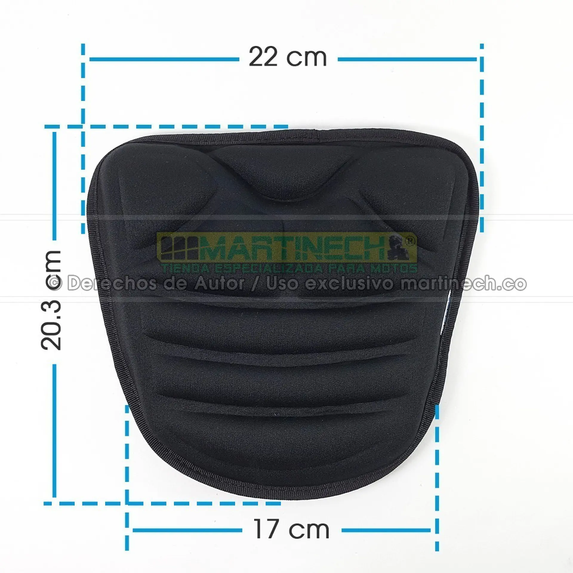 Cojín Para Moto Viaje Memory Foam Kit X 2 Comfort Seat 6