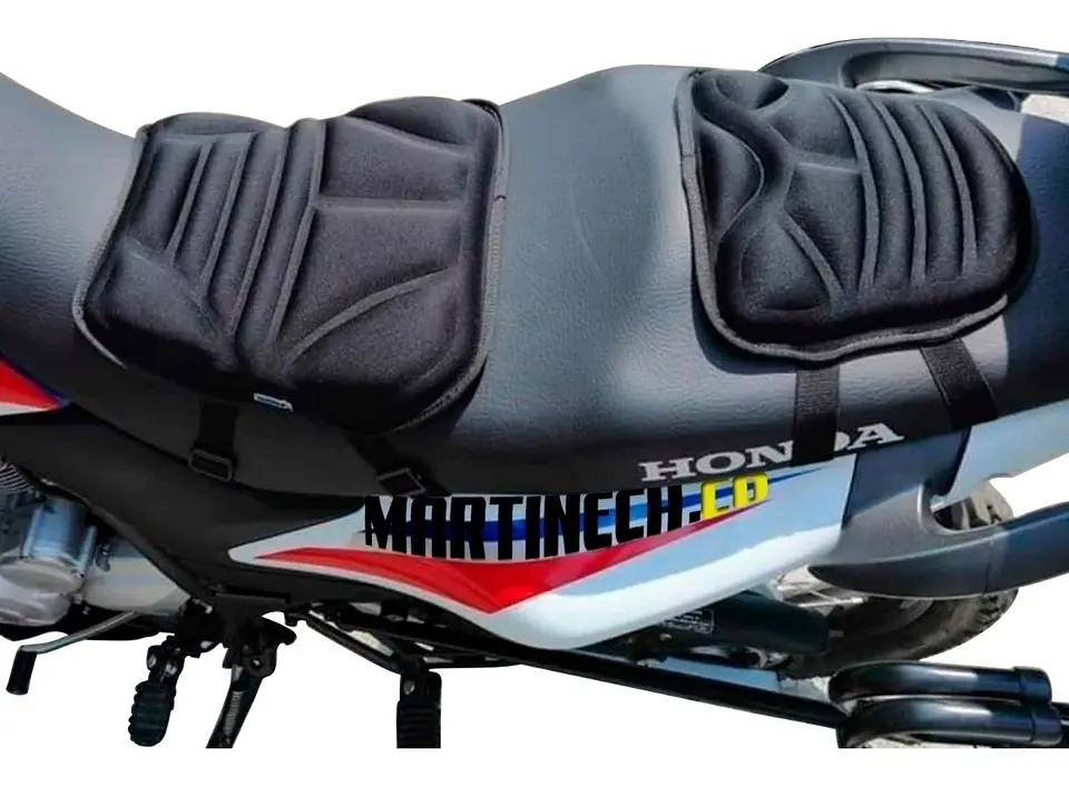 Cojín Para Moto Viaje Memory Foam Kit X 2 Comfort Seat 8