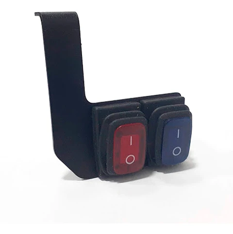 Switch X 2 Moto Suiche Interruptor On/off Con Testigo Piloto Izquierdo