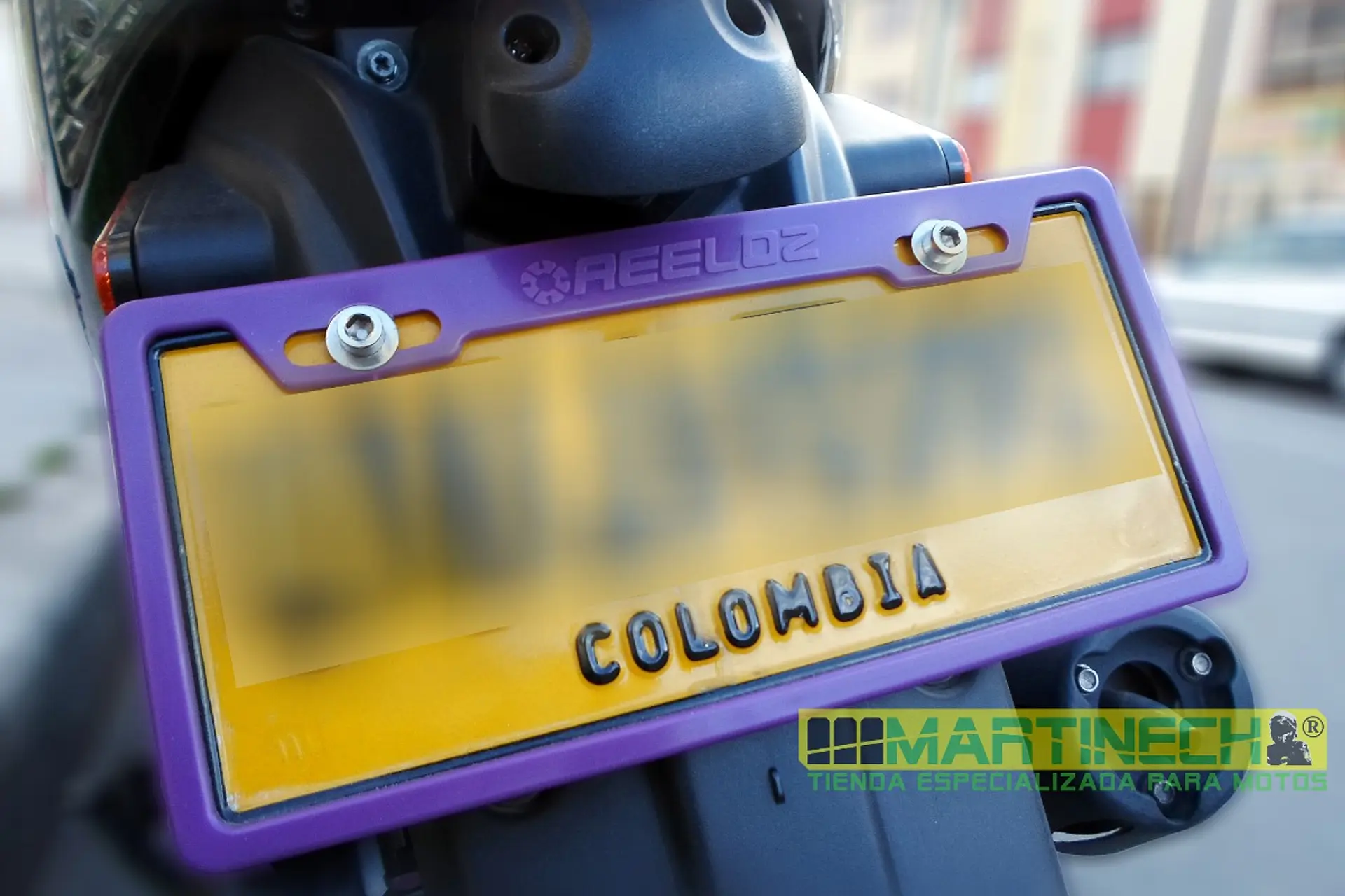 Portaplaca Moto 3