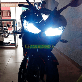 Bombillos Led Yamaha R3 Moto 12000 Lumenes Alta Intensidad X2