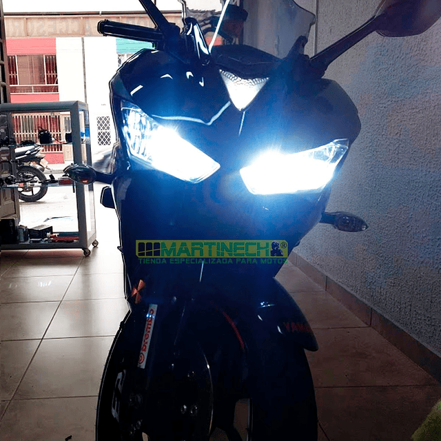 Bombillos Led Yamaha R3 Moto 12000 Lumenes Alta Intensidad X2