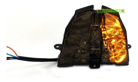 Stop Pulsar Ns200 As200 Direccionales Integradas Led Color Humo