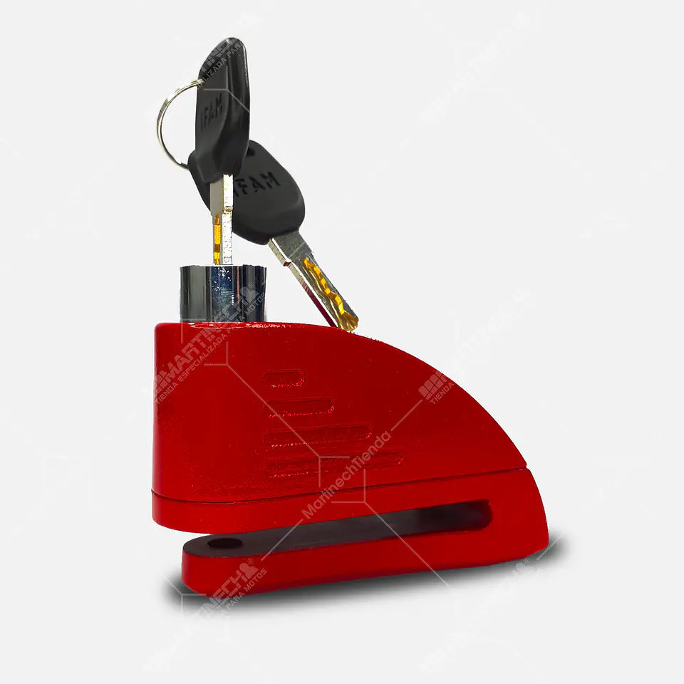 Candado Moto Alarma Freno De Disco Ifam + Obsequios 3