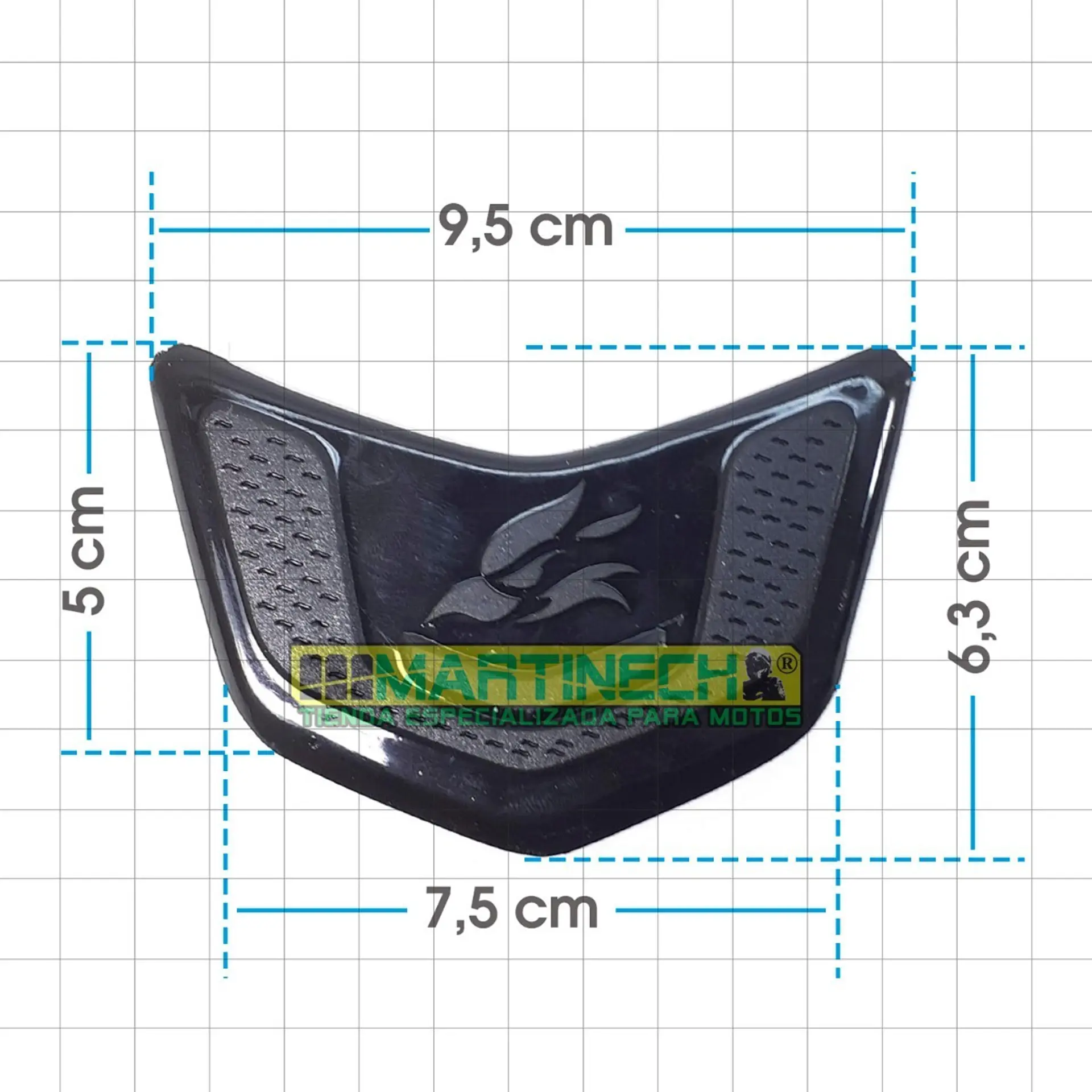 Stompgrip Protector Tanque Moto Caucho Tank Pad Antirayon 3