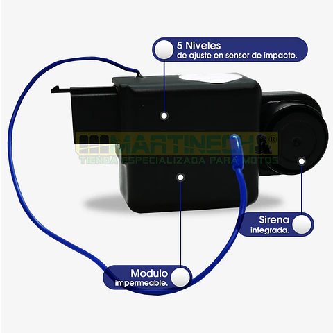 Alarma Moto De Proximidad Smart Alejamiento Apagado Motor