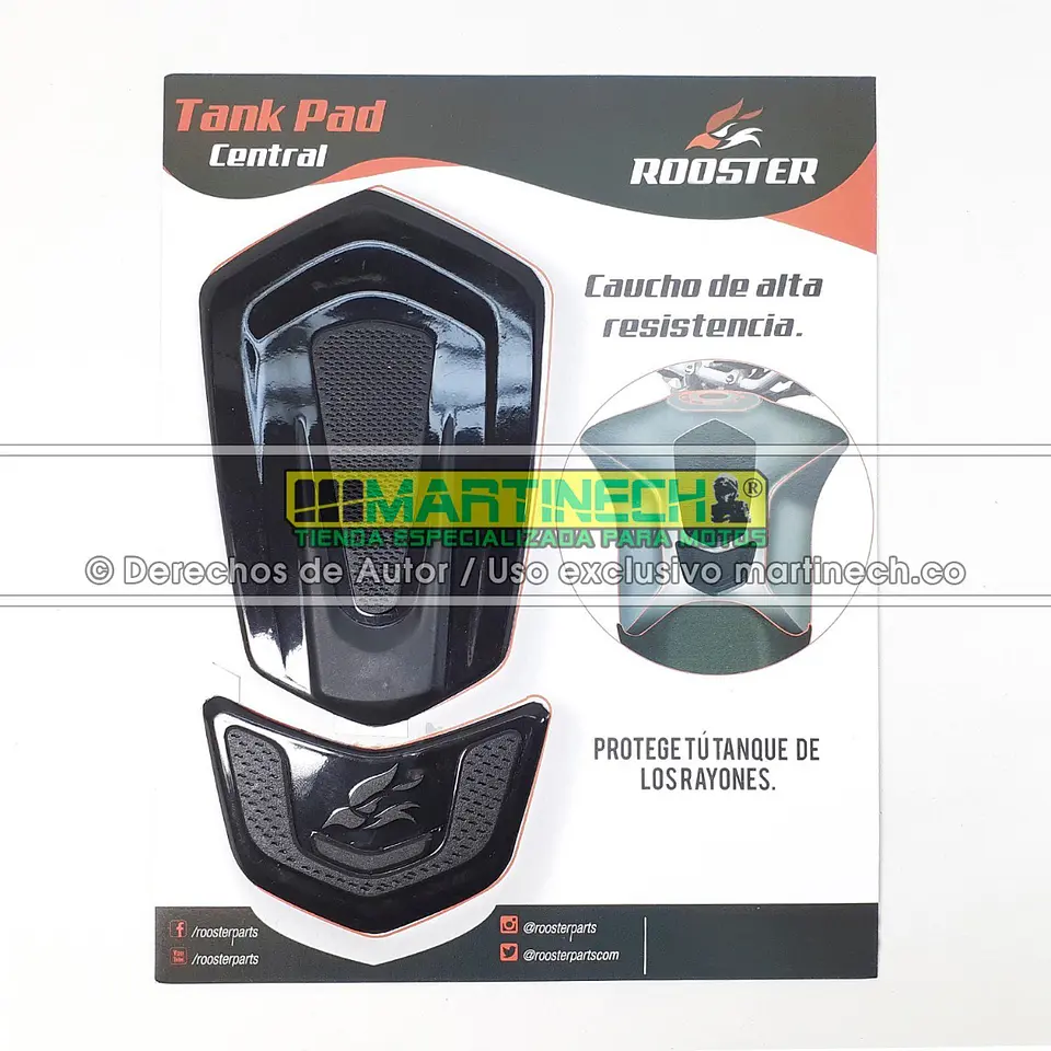 Stompgrip Protector Tanque Moto Caucho Tank Pad Antirayon 4