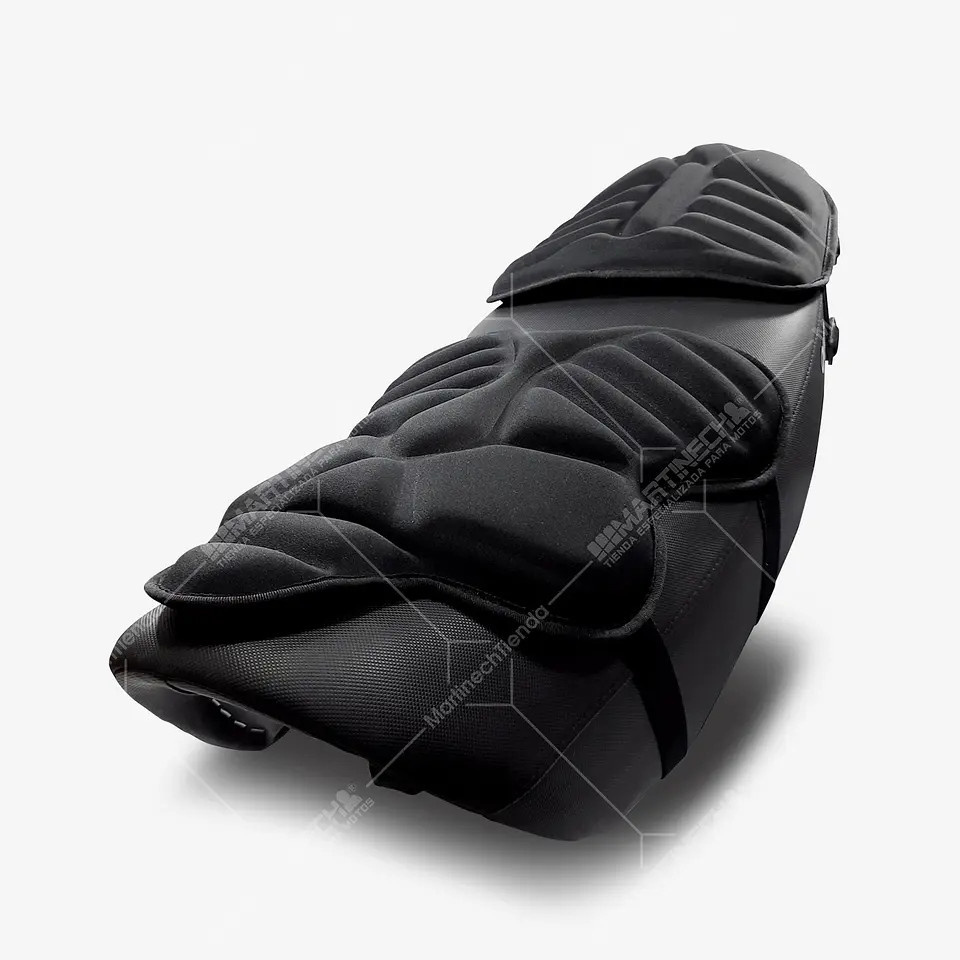 Cojín Para Moto Viaje Touring Memory Foam Kit X 2 Confort 2