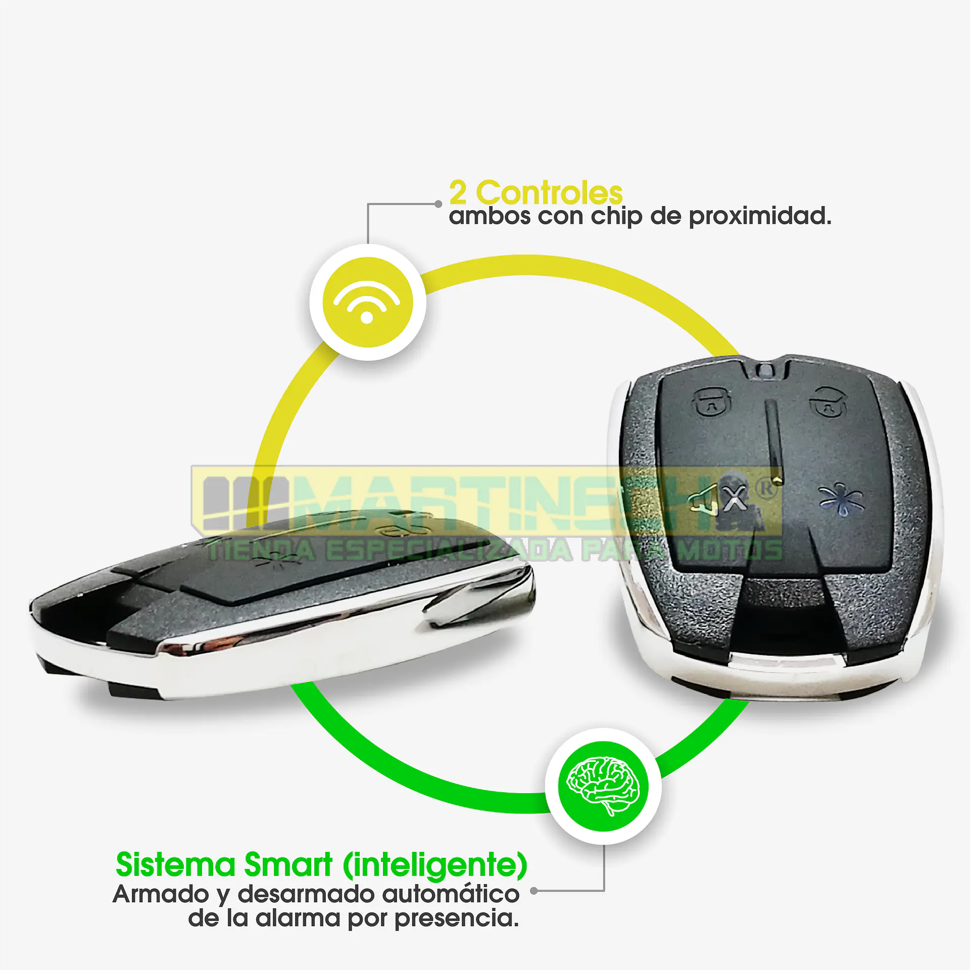 Alarma Moto De Proximidad Smart Alejamiento Apagado Motor 3