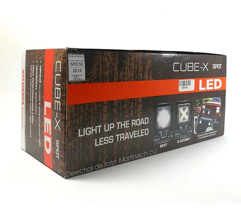 Exploradoras Led Osram Cube-x 20w Moto O Carro Premium