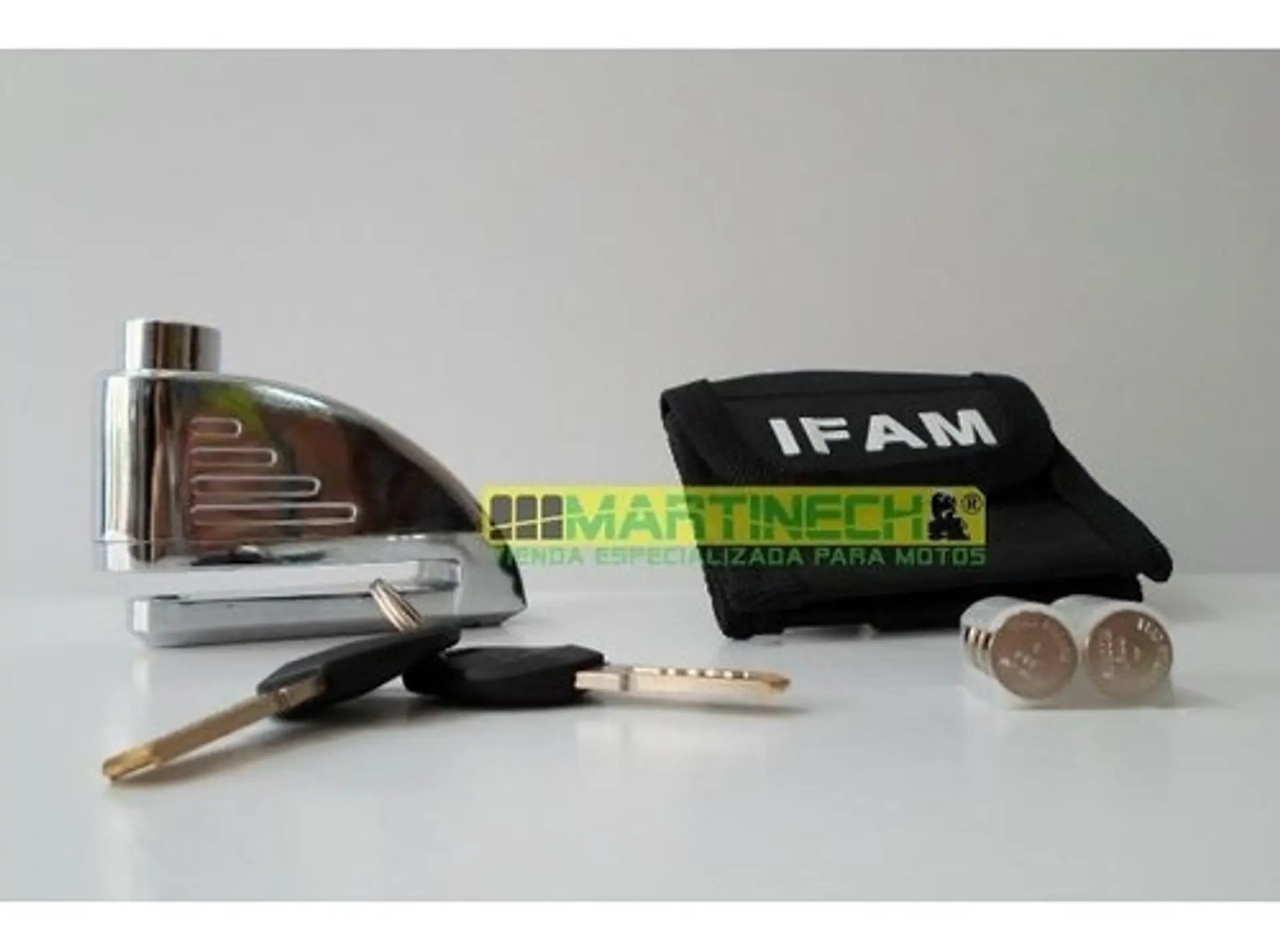 Candado Moto Alarma Freno De Disco Ifam + Obsequios 14