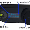 Intercomunicador Moto Lcd Impermeable + Bluetooth + Fm