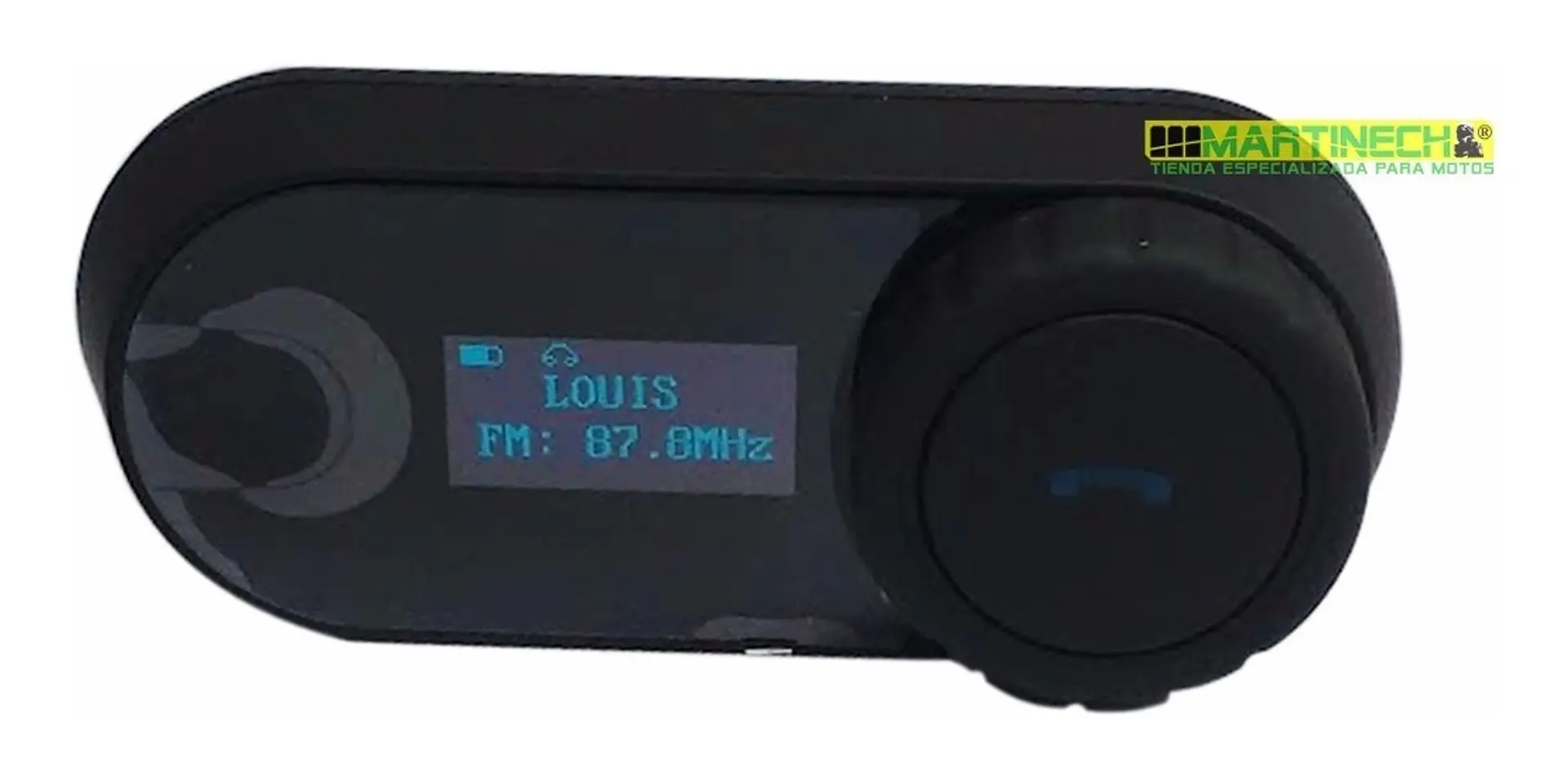 Intercomunicador Moto Lcd Impermeable + Bluetooth + Fm 5