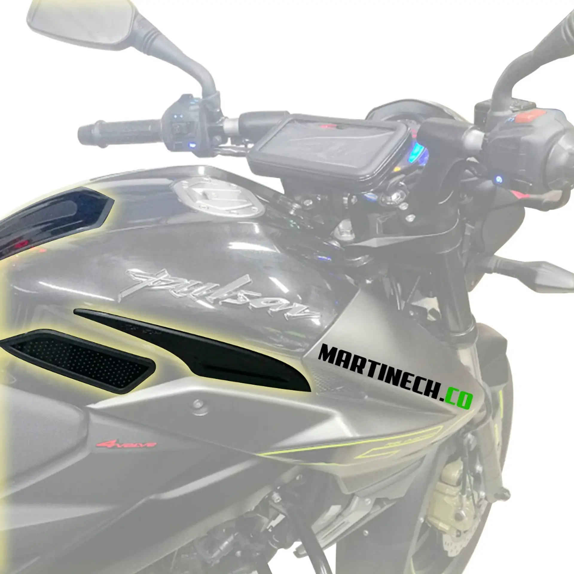 Protector Stompgrip Tanque Moto Caucho Central Y Lateral 3