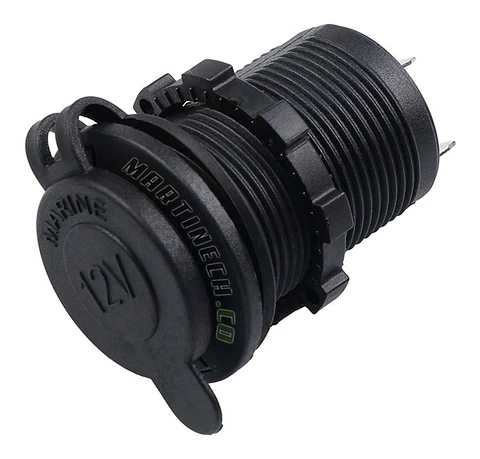 Cigarrera Socket 12v Para Cargador Moto Carro Impermeable