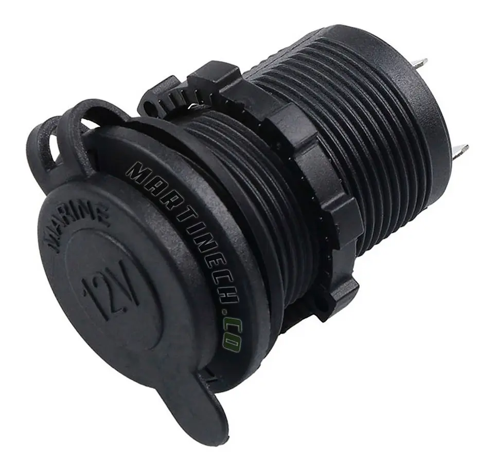 Cigarrera Socket 12v Para Cargador Moto Carro Impermeable 1