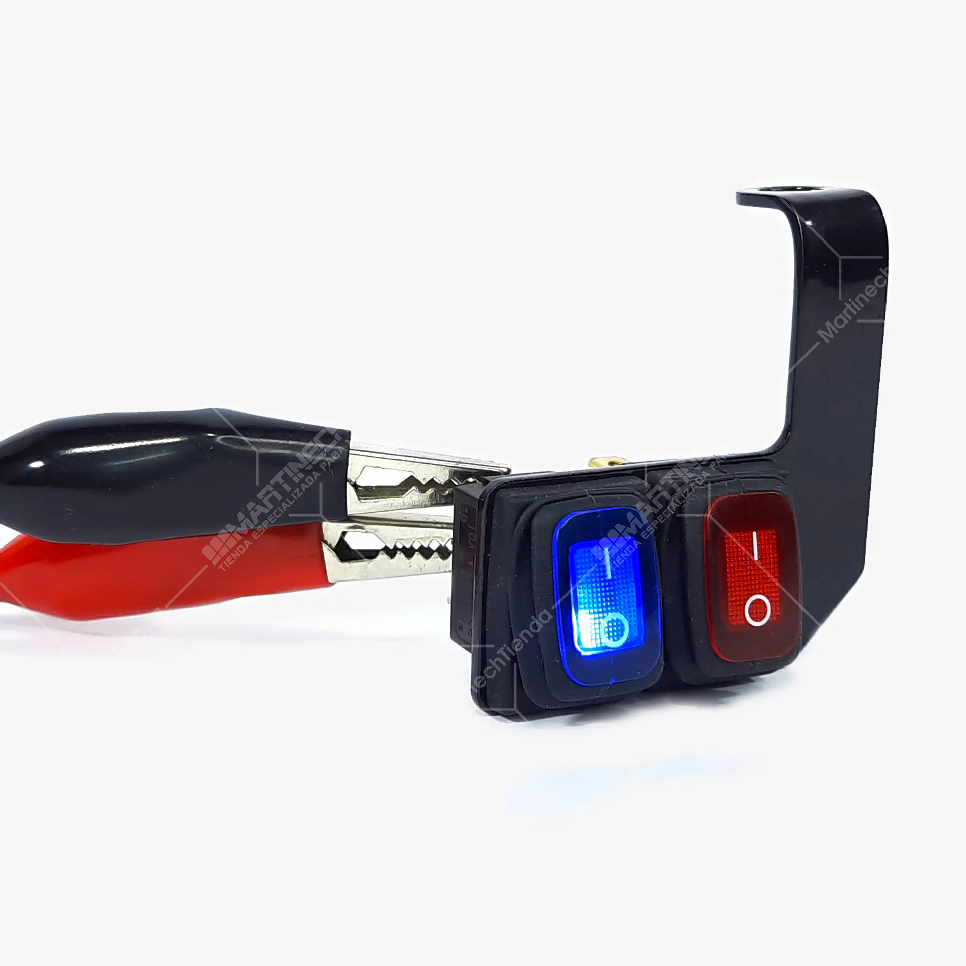 Switch X 2 Moto Suiche Interruptor On/off Con Testigo Piloto Derecho 6