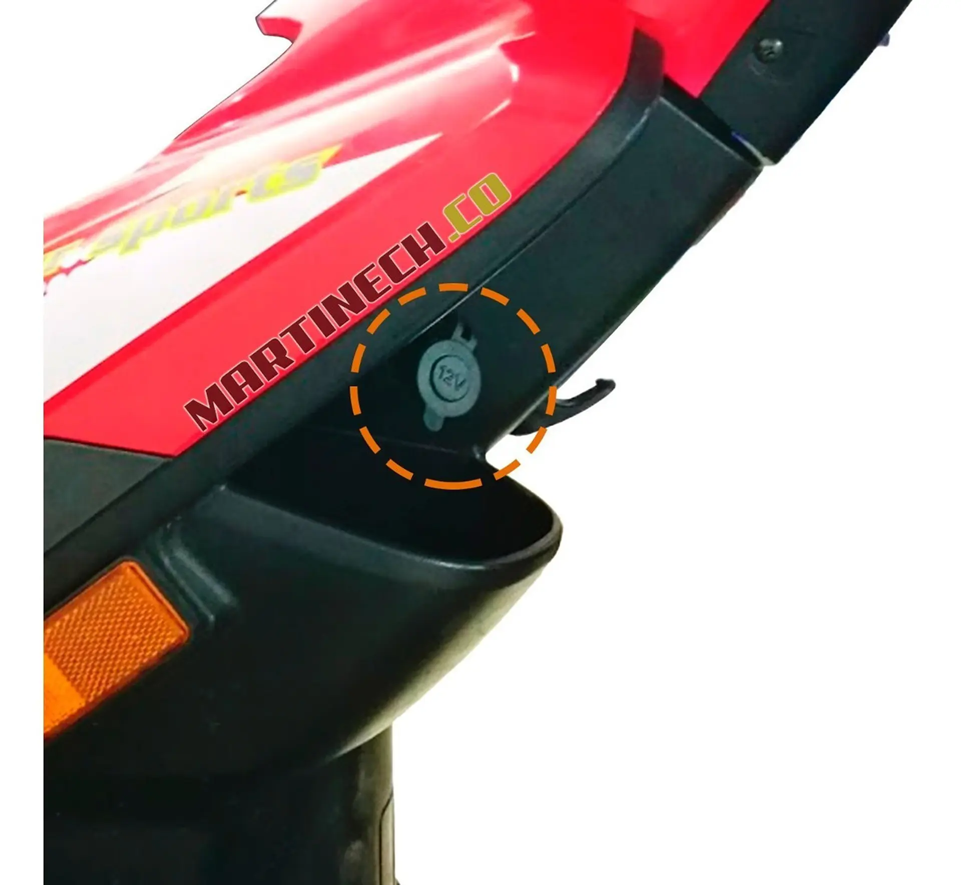 Cigarrera Socket 12v Para Cargador Moto Carro Impermeable 3