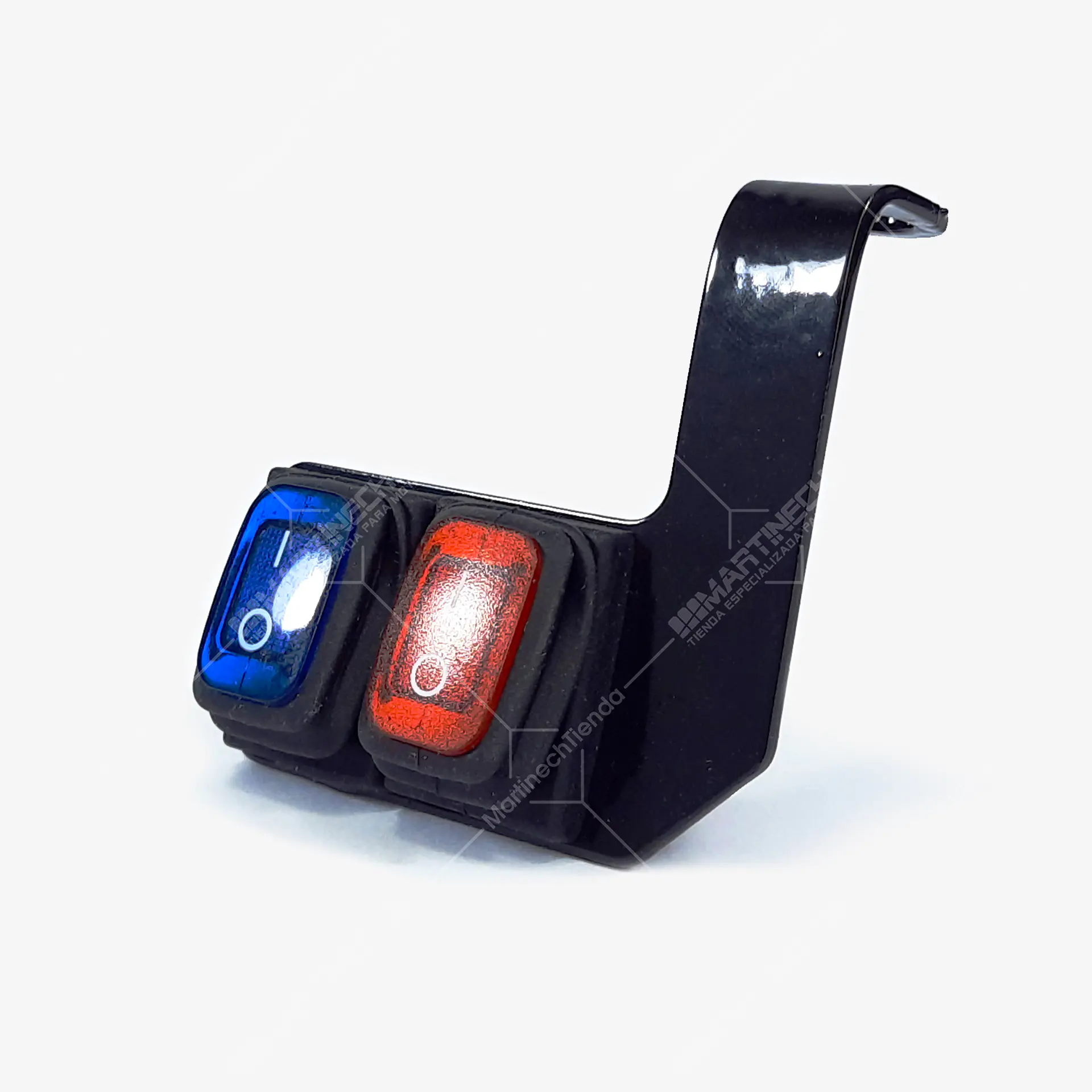 Switch X 2 Moto Suiche Interruptor On/off Con Testigo Piloto Derecho 7