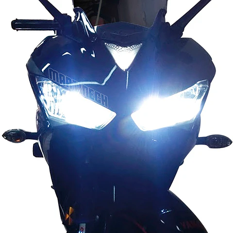 Bombillos Led Yamaha R3 Moto 12000 Lumenes Alta Intensidad X2