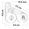 Switch Interruptor Impermeable Moto Testigo Exploradoras X 2