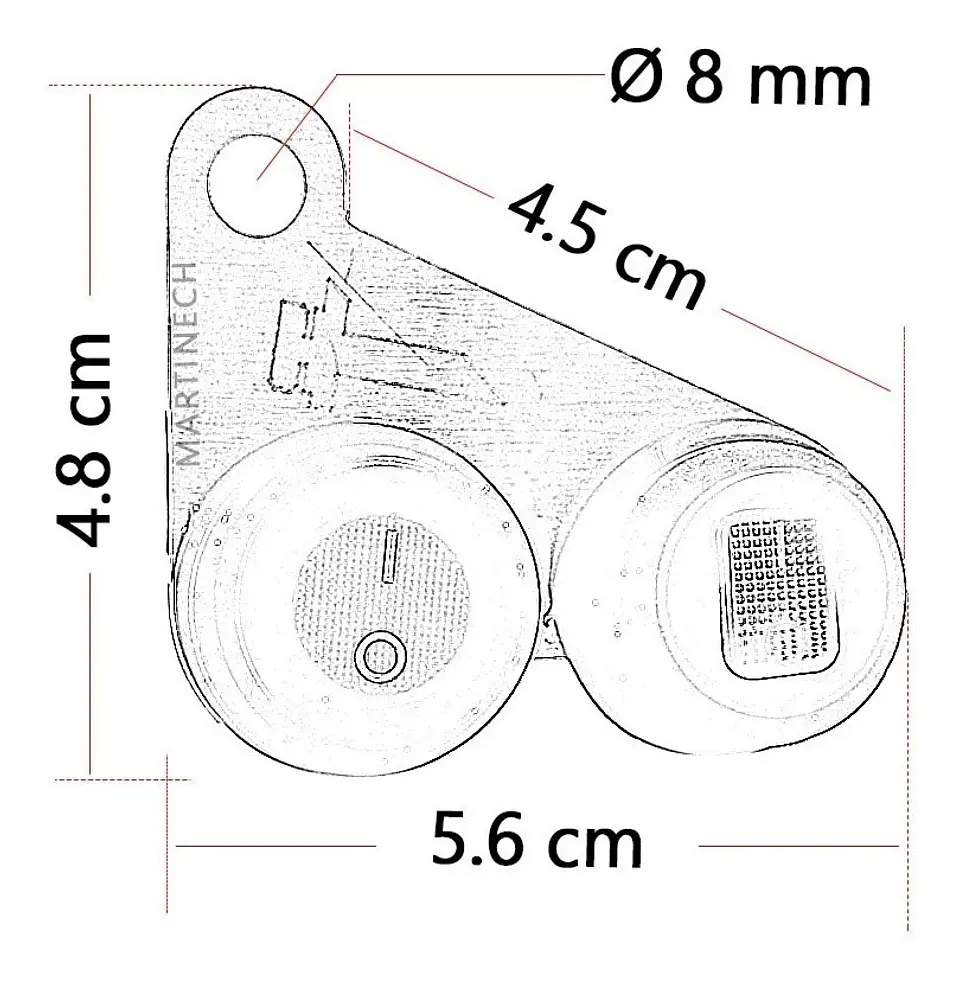Switch Interruptor Impermeable Moto Testigo Exploradoras X 2 4