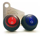 Switch Interruptor Impermeable Moto Testigo Exploradoras X 2 - Miniatura 9
