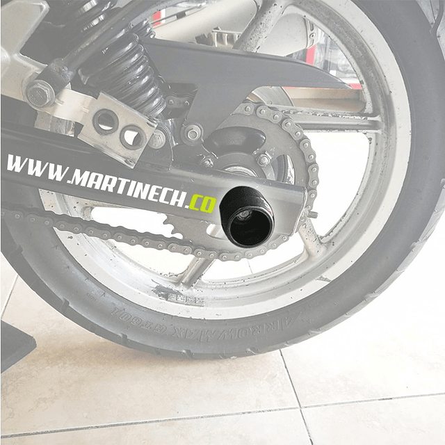 Slider Moto Eje Llantas Delantero Y Trasero O Defensa 4 Und