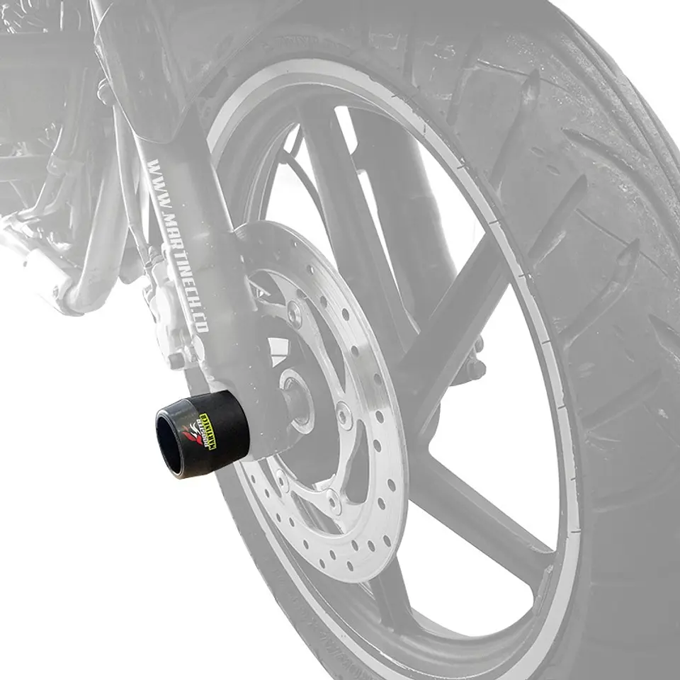 Slider Moto Eje Llantas Delantero Y Trasero O Defensa 4 Und 8