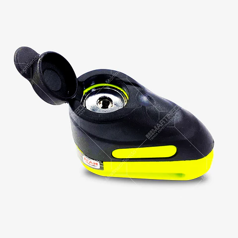 Candado Moto Freno De Disco Ifam Road 75 + Obsequios - Amarillo