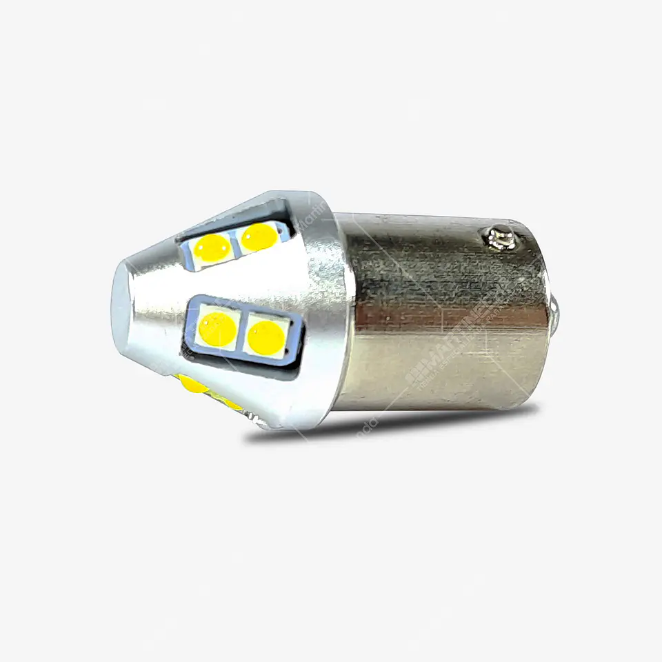 Bombillo Led Direccional o Reversa Luz Blanca Aluminio 2