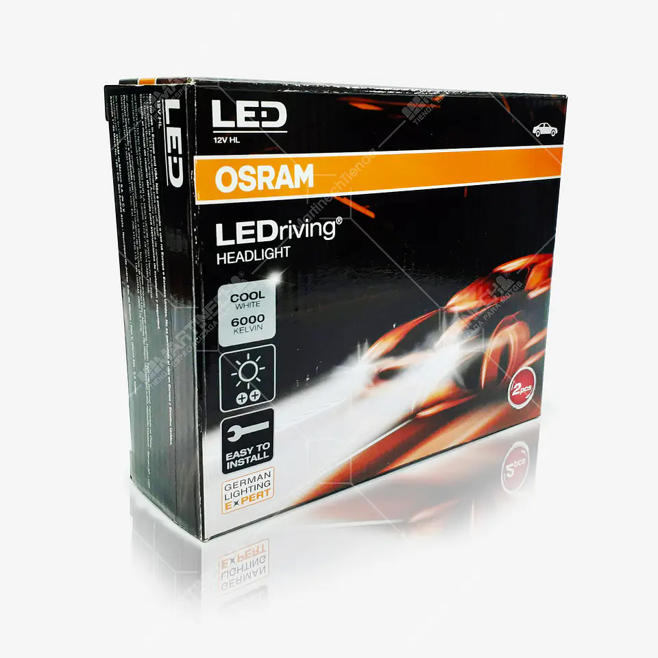 Bombillo Led Osram Moto Carro H4 Luz Blanca 6000k 25w 3