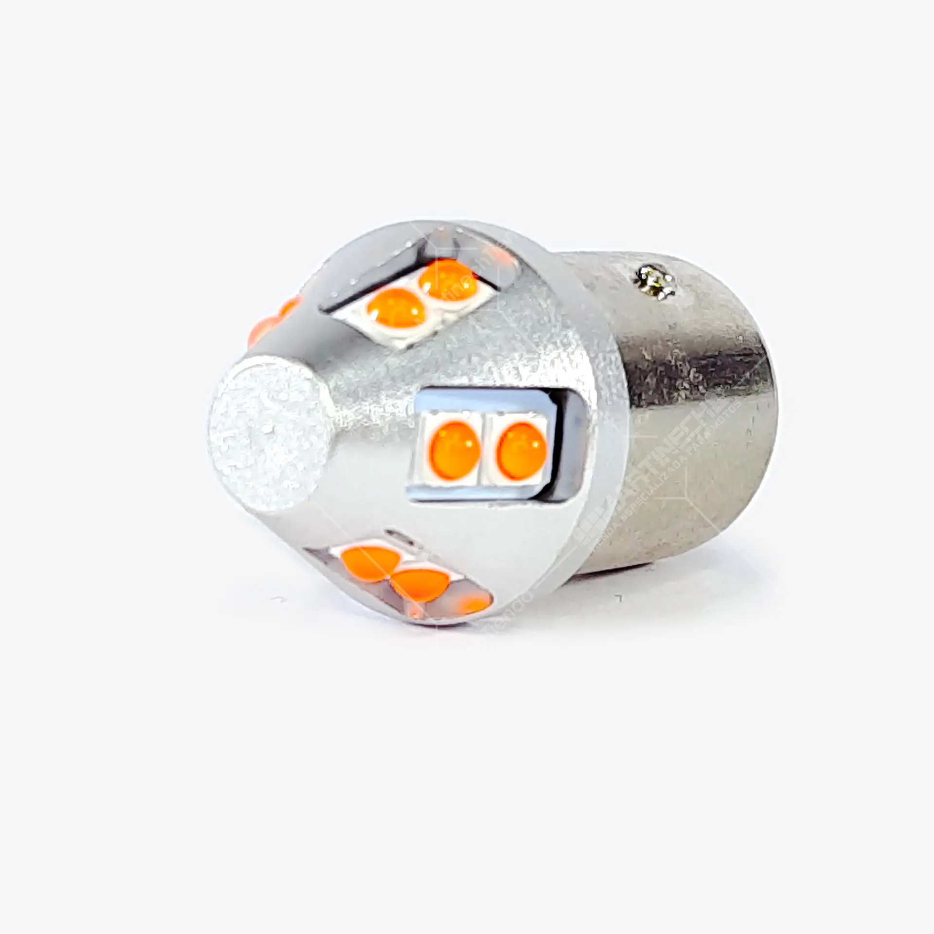 Bombillo Led Stop Aluminio Doble Intensidad Luz Roja 3