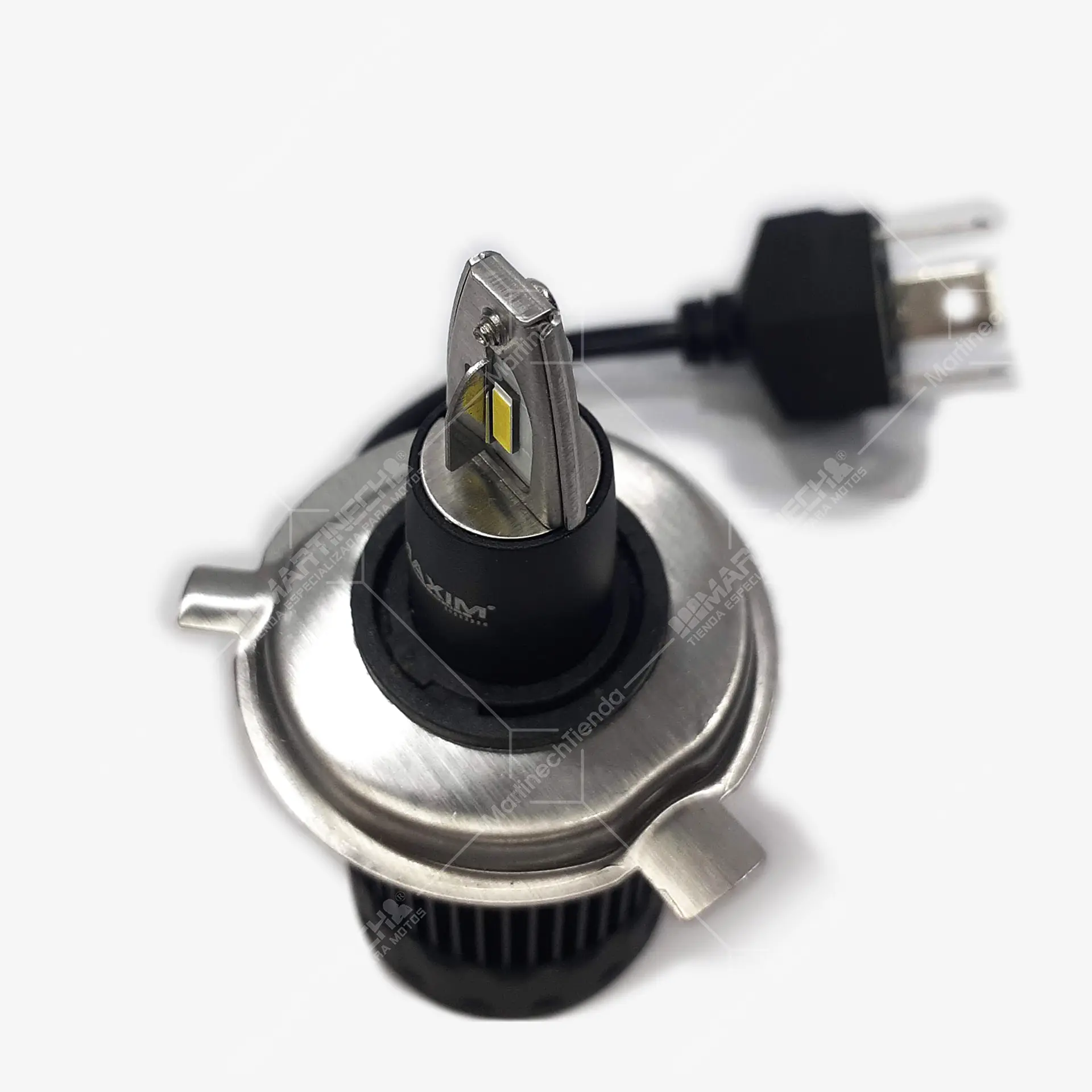 Bombillo Led Moto o Carro H4 3500 Lumenes Luz Blanca 6000k 5