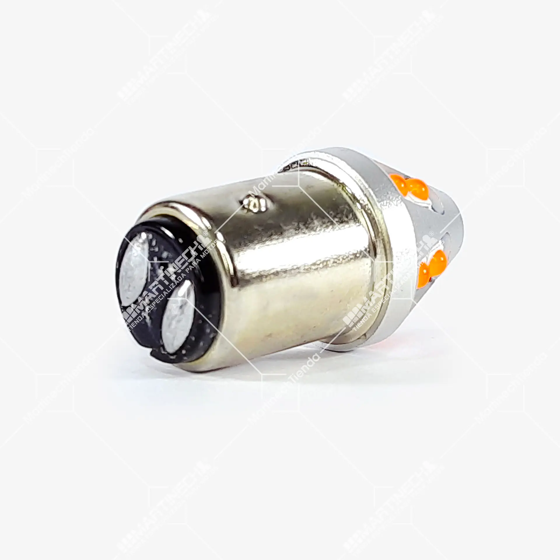 Bombillo Led Stop Aluminio Doble Intensidad Luz Roja 5
