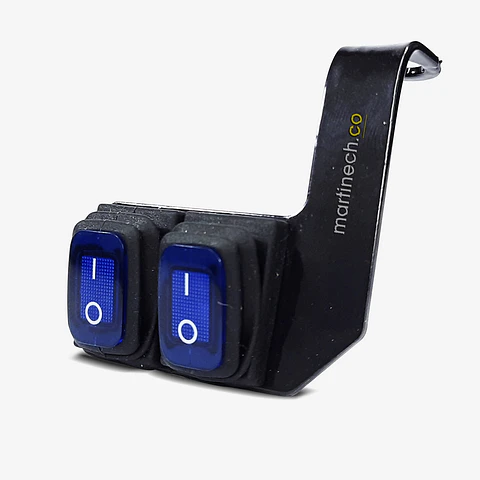 Switch Interruptor Moto para Exploradoras Superior Derecho x 2 Azul-Azul