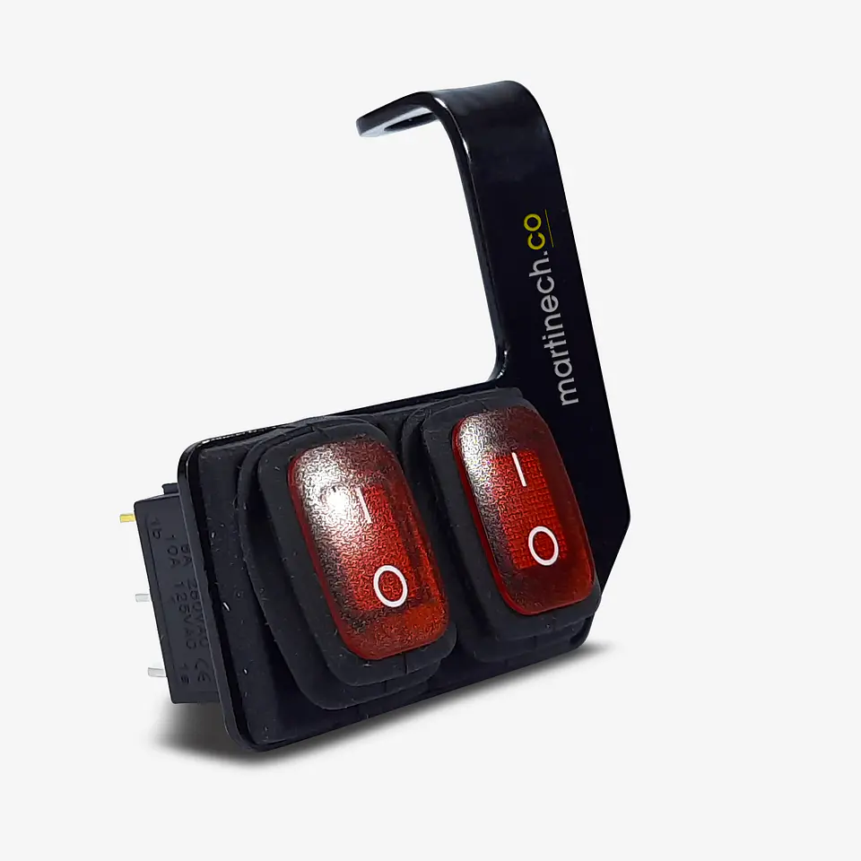 Switch Interruptor Moto para Exploradoras Superior Derecho x 2 Rojo-Rojo 1