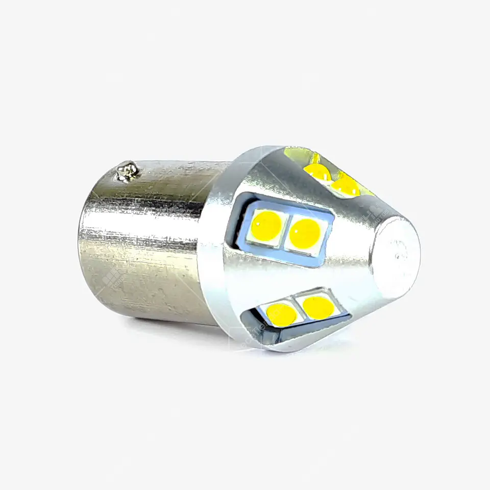 Bombillo Led Direccional o Reversa Luz Blanca Aluminio 6