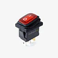 Interruptor Rectangular Testigo Led - Rojo - thumbnail 1