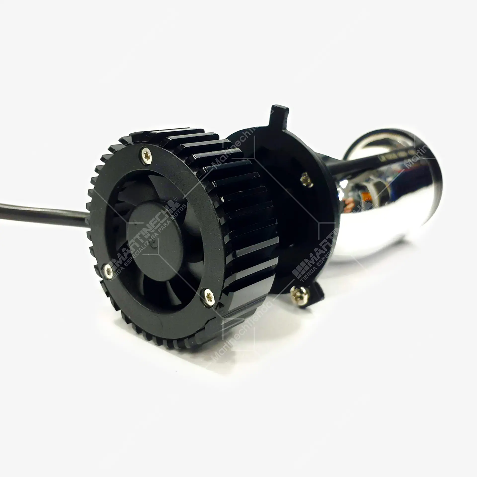 Bombillo Led Cree Lente Proyector 24000 Lúmenes H4 55W Kit x 2 7