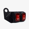 Switch Interruptor Impermeable Testigo Piloto Led On/off X2 Rojo-Rojo