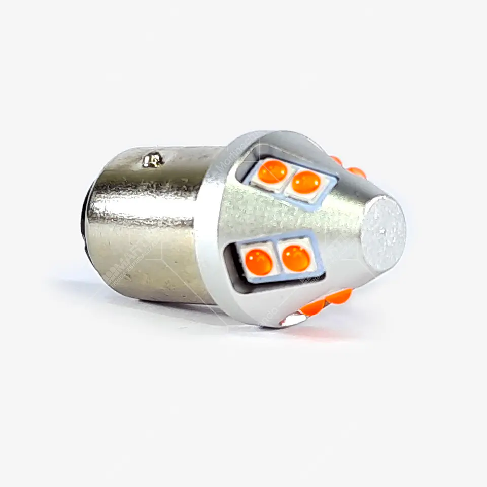 Bombillo Led Stop Aluminio Doble Intensidad Luz Roja 7