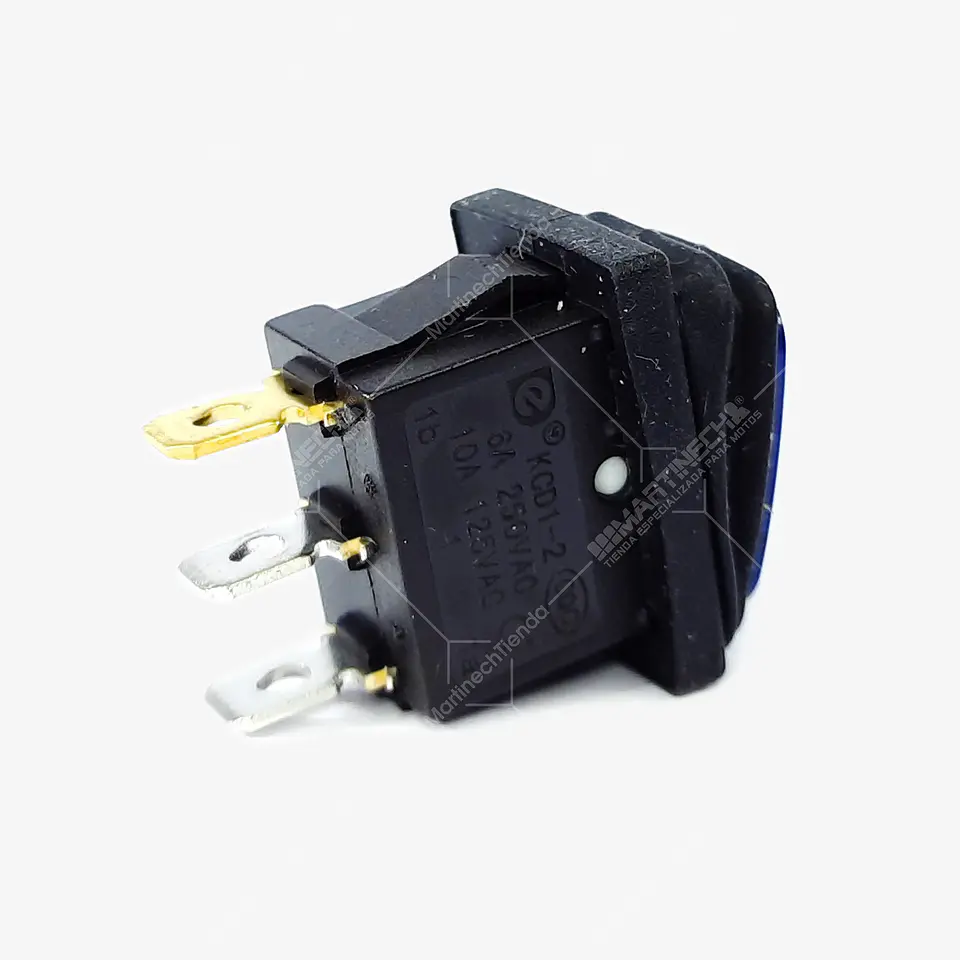 Interruptor Rectangular Testigo Led - Rojo 3