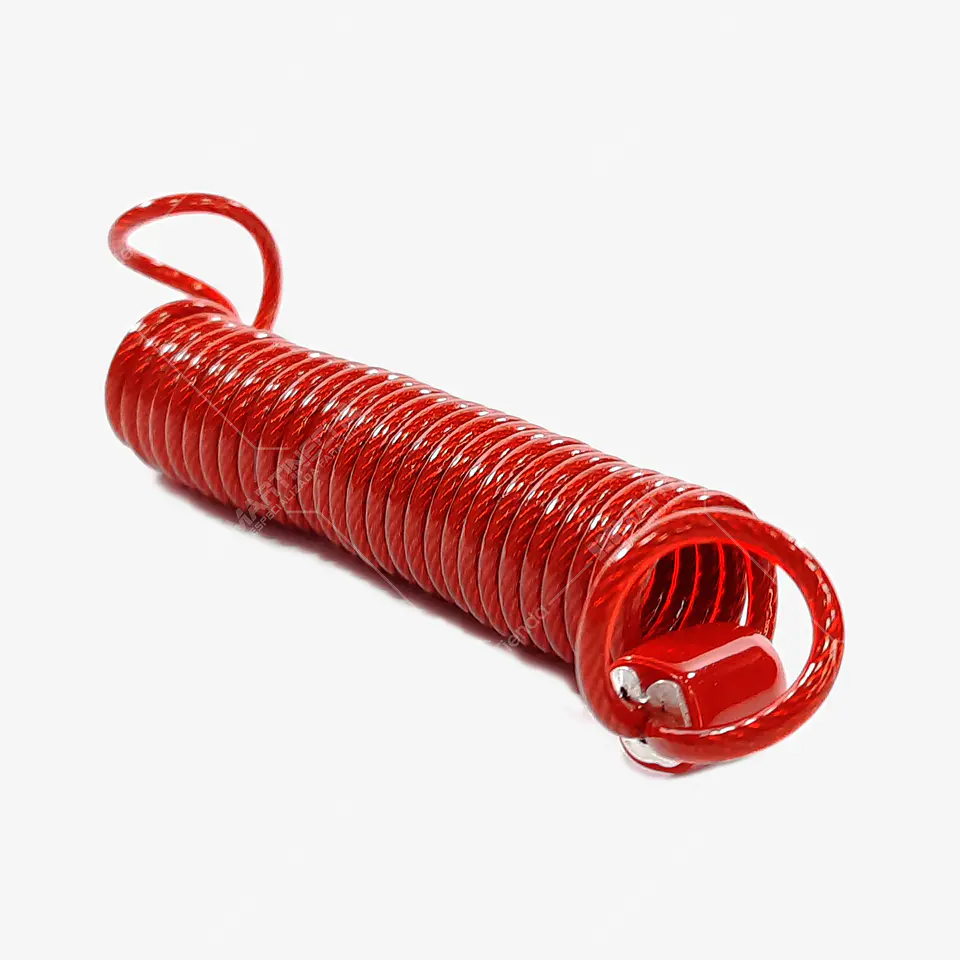 Cable espiral recordatorio para Candado de Moto 2