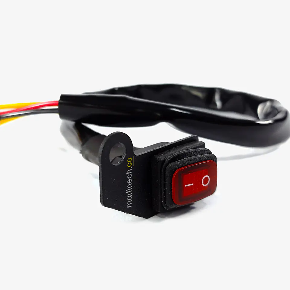 Switch Interruptor Estacionarias Impermeable Moto Testigo Led 1
