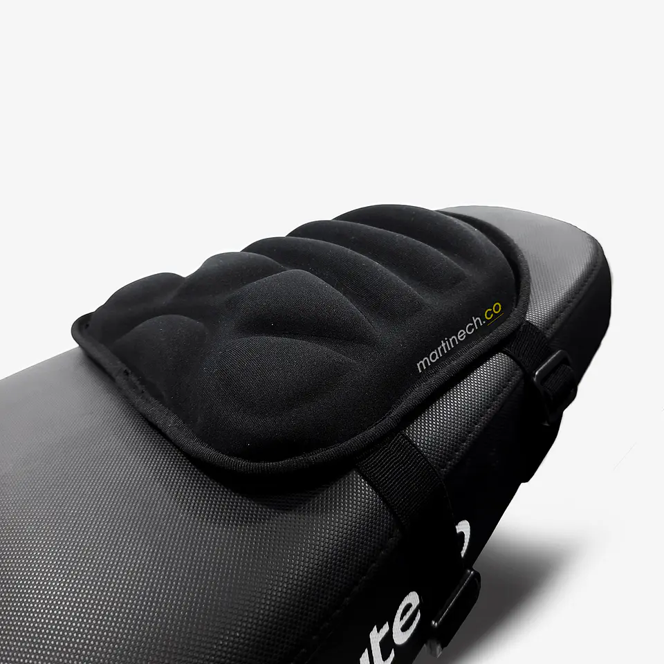 Cojines Para Moto Viaje Memory Foam Sport + Forros Impermeables Kit x 2 4