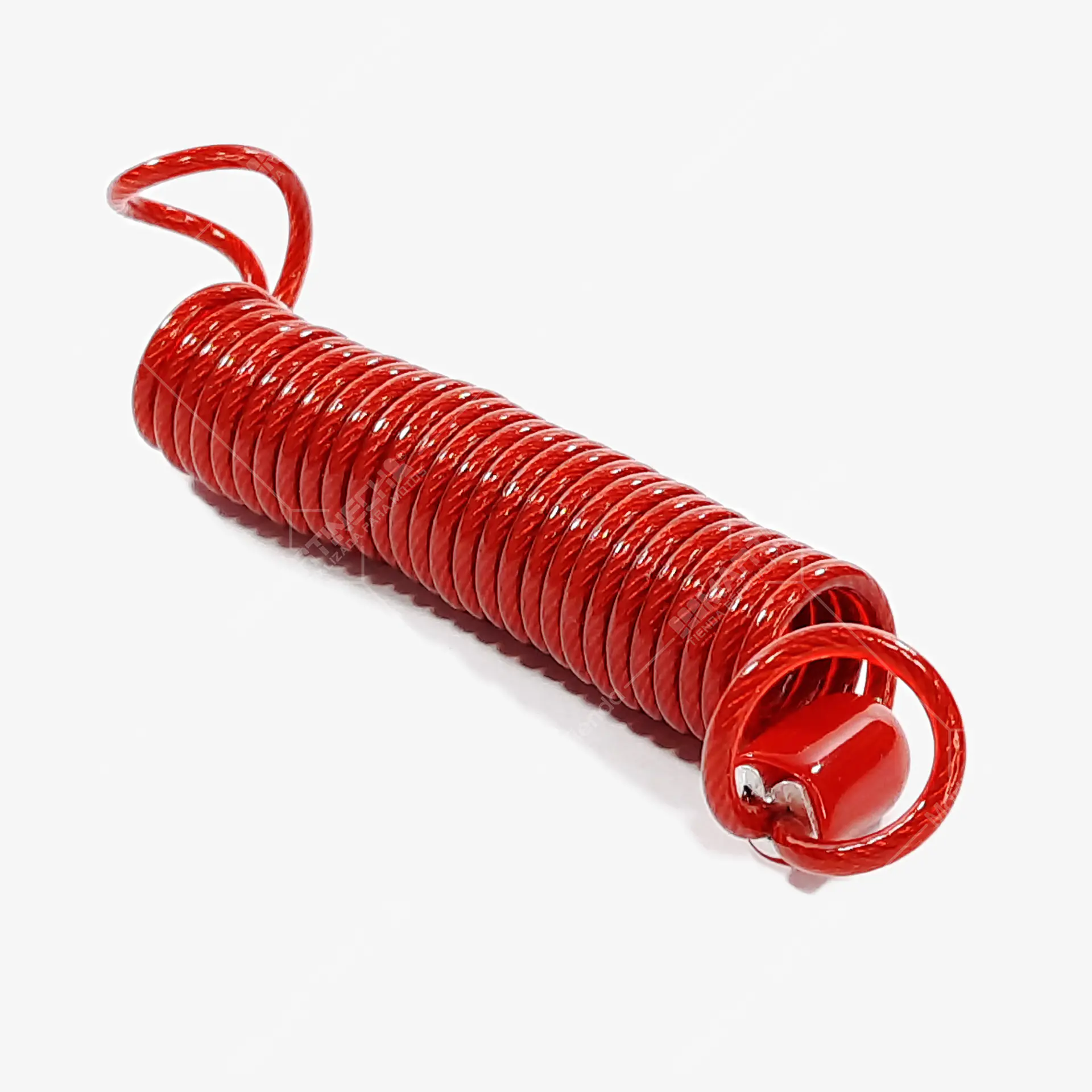 Cable espiral recordatorio para Candado de Moto 3