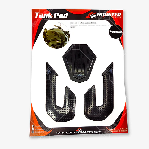Stompgrip Protector Tanque Moto Caucho Tank Pad Antirayon Dominar